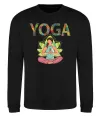 Свитшот Yoga art Черный фото