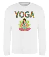 Свитшот Yoga art Белый фото