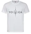 Чоловіча футболка Yoga lotus flower Білий фото
