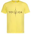 Чоловіча футболка Yoga lotus flower Лимонний фото