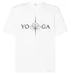 Футболка Оверсайз Yoga lotus flower Білий фото