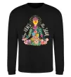 Свитшот Yoga heals the soul Черный фото