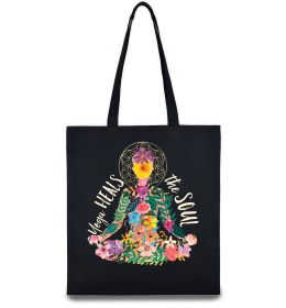 Эко-сумка Yoga heals the soul