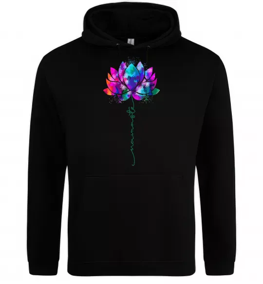 Мужская толстовка (худи) Namaste Черный фото