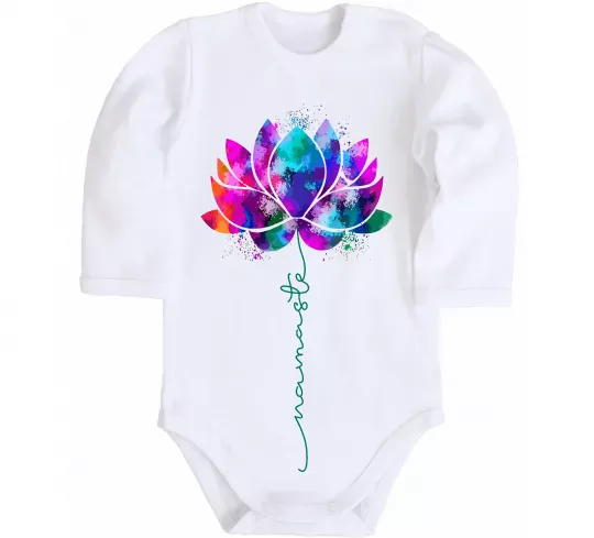 Детский боди Namaste Белый фото