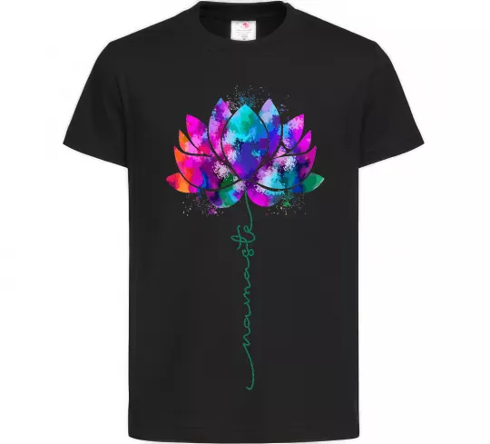 Детская футболка Namaste Черный фото