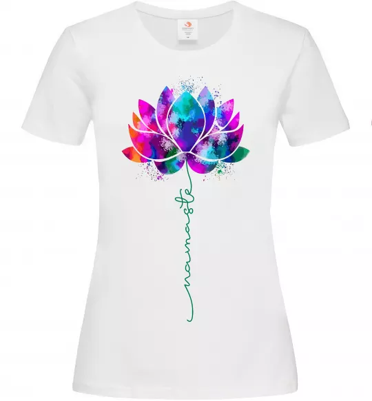 Женская футболка Namaste Белый фото