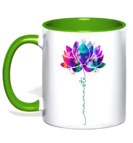 Чашка с цветной ручкой