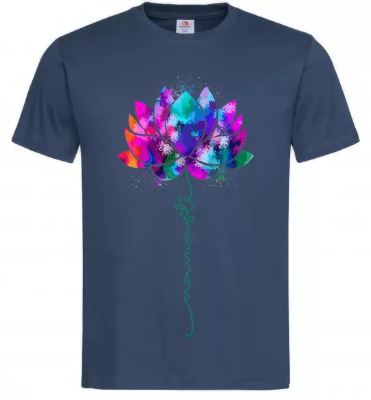 Мужская футболка Namaste Темно-синий фото