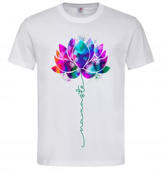 Мужская футболка Namaste Белый фото