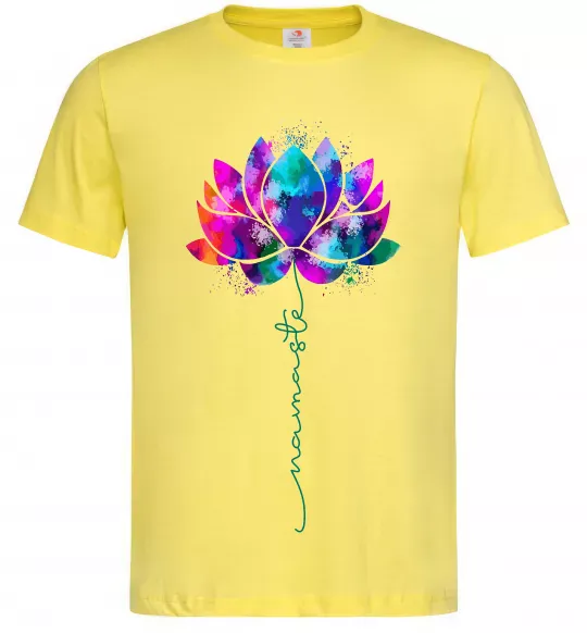 Мужская футболка Namaste Лимонный фото