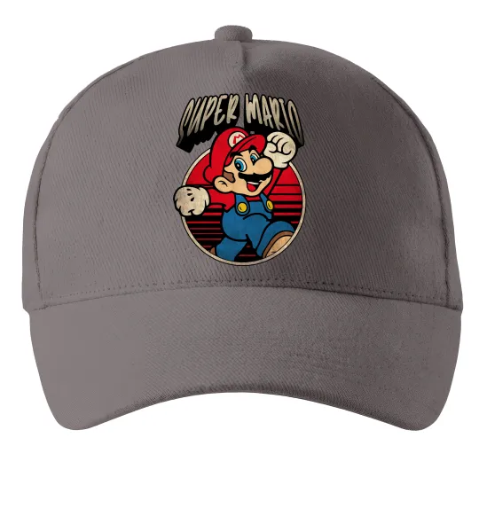 Кепка Super Mario retro Серый фото