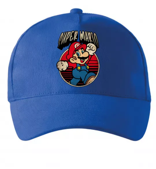 Кепка Super Mario retro Яскраво-синій фото