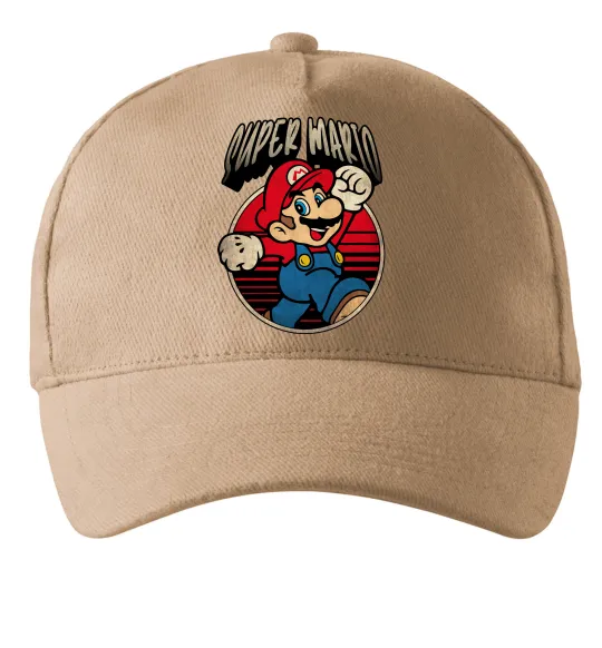 Кепка Super Mario retro Песочный фото
