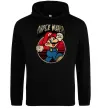Женская толстовка (худи) Super Mario retro Черный фото