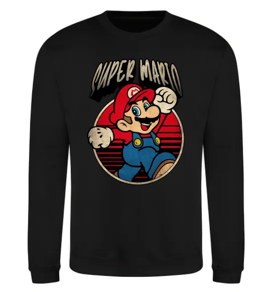 Свитшот Super Mario retro Черный фото