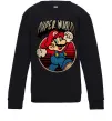 Дитячий світшот Super Mario retro Чорний фото