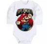Детский боди Super Mario retro Белый фото