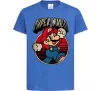 Дитяча футболка Super Mario retro Яскраво-синій фото