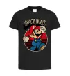Детская футболка Super Mario retro Черный фото