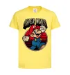 Детская футболка Super Mario retro Лимонный фото