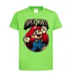 Детская футболка Super Mario retro Лаймовый фото