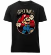 Чоловіча преміум футболка Super Mario retro Чорний фото