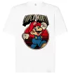 Футболка Оверсайз Super Mario retro Білий фото
