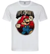 Мужская футболка Super Mario retro Белый фото