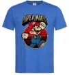 Мужская футболка Super Mario retro Ярко-синий фото