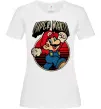 Жіноча футболка Super Mario retro Білий фото