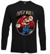 Лонгслив Super Mario retro Черный фото