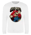 Свитшот Super Mario retro Белый фото