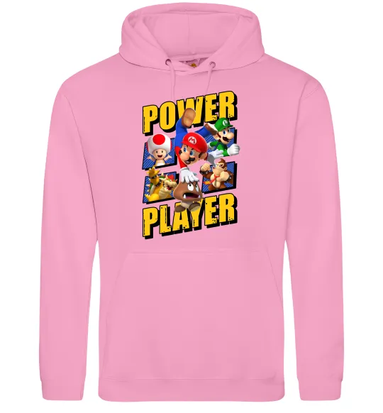 Чоловіча толстовка (худі) Power Player Рожевий фото