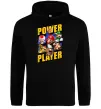 Чоловіча толстовка (худі) Power Player Чорний фото