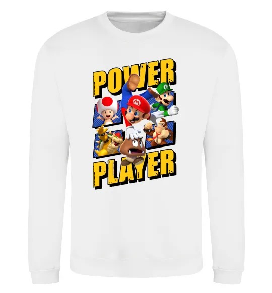 Свитшот Power Player Белый фото