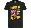Детская футболка Power Player Черный фото