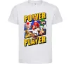 Детская футболка Power Player Белый фото