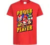 Детская футболка Power Player Красный фото