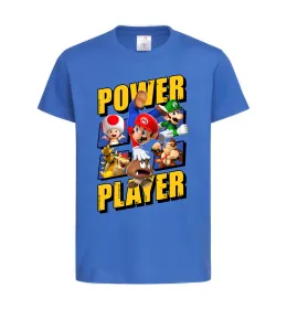 Детская футболка Power Player Ярко-синий фото