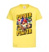 Детская футболка Power Player Лимонный фото