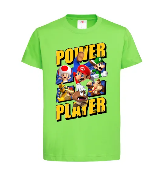 Детская футболка Power Player Лаймовый фото