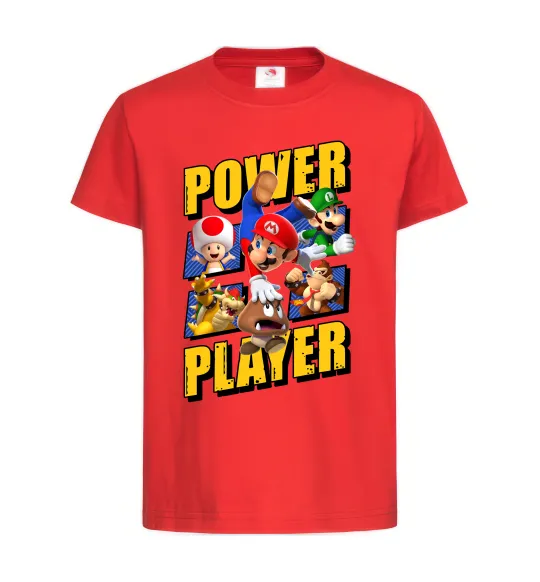 Детская футболка Power Player Красный фото