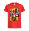 Детская футболка Power Player Красный фото