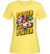 Жіноча футболка Power Player Лимонний фото