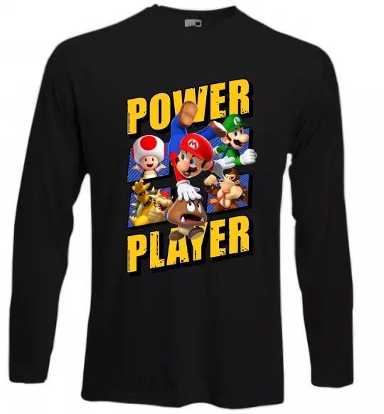 Лонгслив Power Player Черный фото