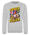 Свитшот Power Player Серый меланж фото