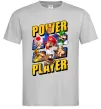 Чоловіча футболка Power Player Сірий фото