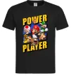 Чоловіча футболка Power Player Чорний фото