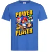 Чоловіча футболка Power Player Яскраво-синій фото